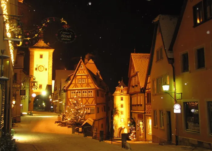 Historik Goldener Hirsch Rothenburg Hotel Rothenburg ob der Tauber