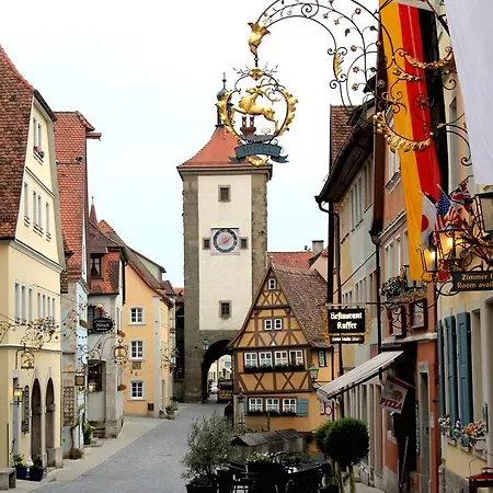 Szálloda Historik Goldener Hirsch Rothenburg