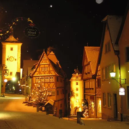 Historik Goldener Hirsch Rothenburg Hotel Rothenburg ob der Tauber