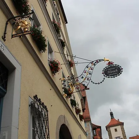 Historik Goldener Hirsch Rothenburg 3* روتنبورغ أوب در تاوبر